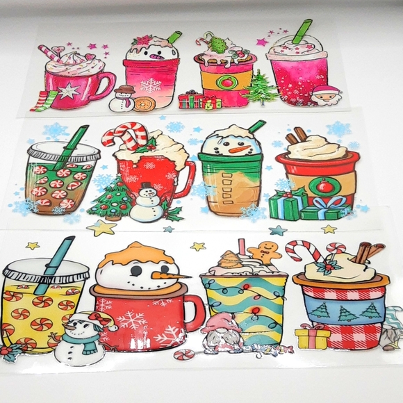 Christmas Crafts 3D Wrap Adhesive Transfer Stickers for Glass Acrylic ❄️ 6 Left! - Picture 5 of 6